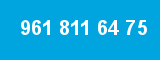 961 811 64 75 961 811 64 75